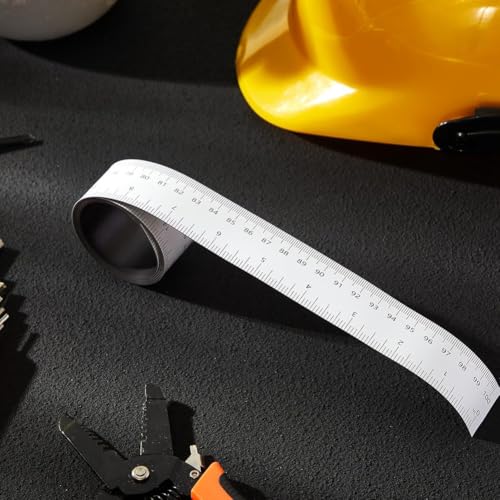 Règle magnétique flexible de 39,37 pouces, instrument de mesure double précision