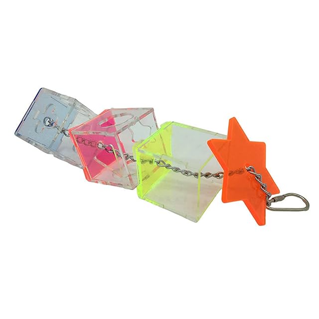 Elnwnnkc Comedero Colgante de Juguete para forrajeo de Loros para Crecimiento de la Inteligencia de Las Aves…