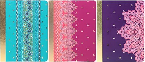 Carolina Pad Studio C Composition Book 9.75"X7.5" 100 Sheets-Taj Mahal, College Rule, Assorted Colors