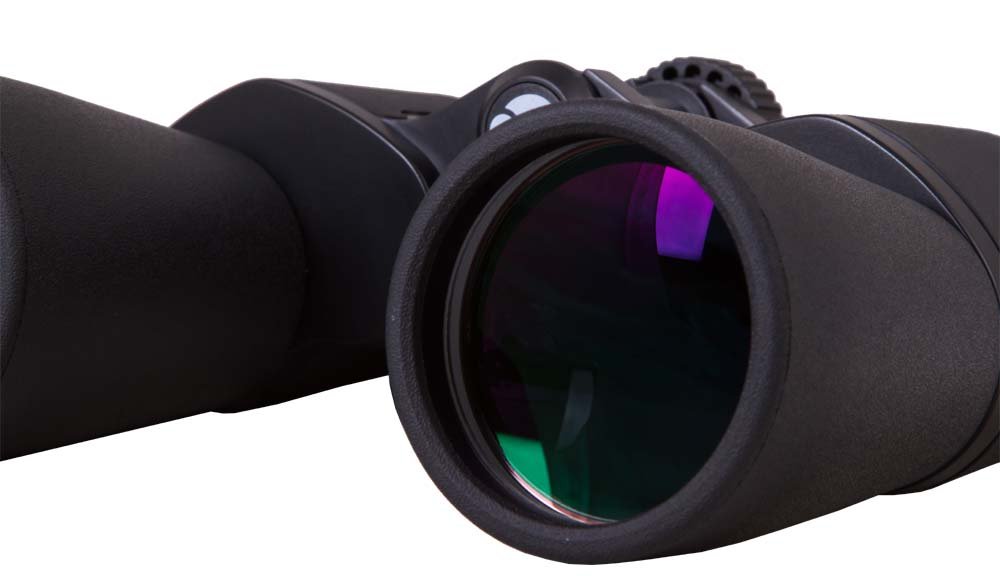 Binocolo Levenhuk Sherman BASE 12x50 Impermeabile e Anti Appannamento con Ottiche Fully Multi-Coated In Vetro BaK-4 | Prismi di Porro, Ottiche BaK-4, Antiappannamento, Ideale per Caccia, Birdwatching, Pesca ed Escursionismo