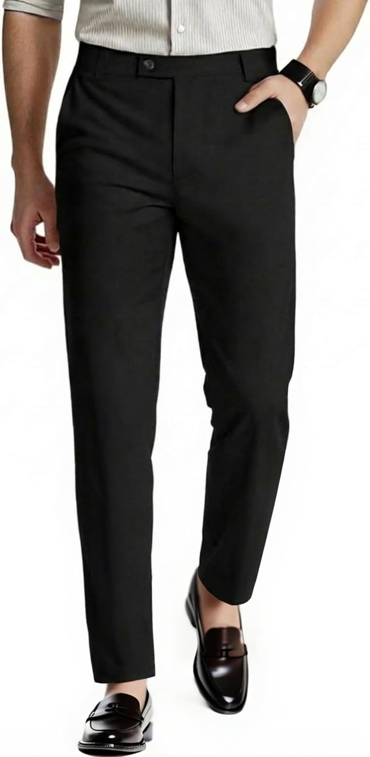 GINGTTO Mens Dress Pants Slim Fit Stretch Formal Pants for Men
