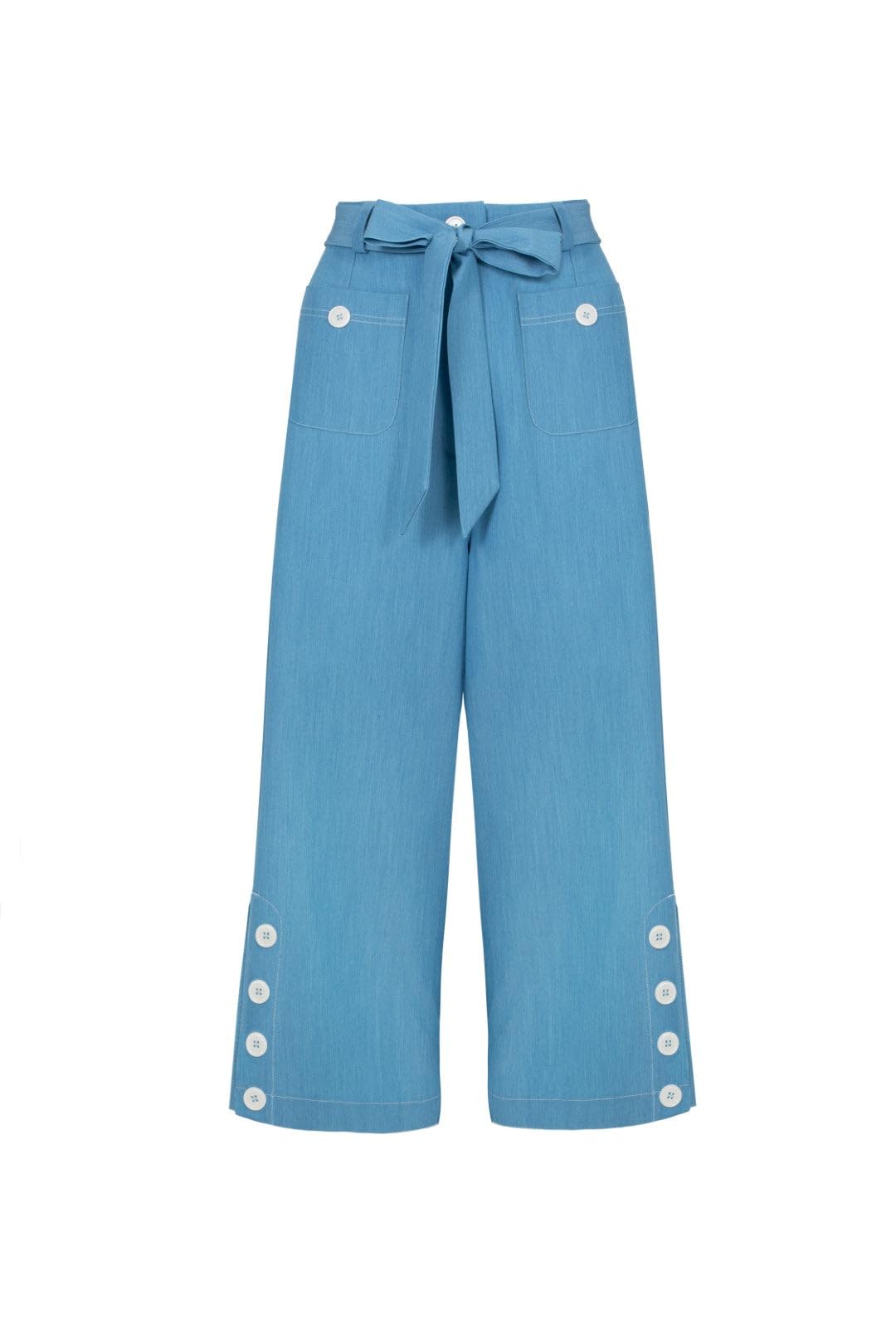 Hell Bunny Rylee Culottes Blu