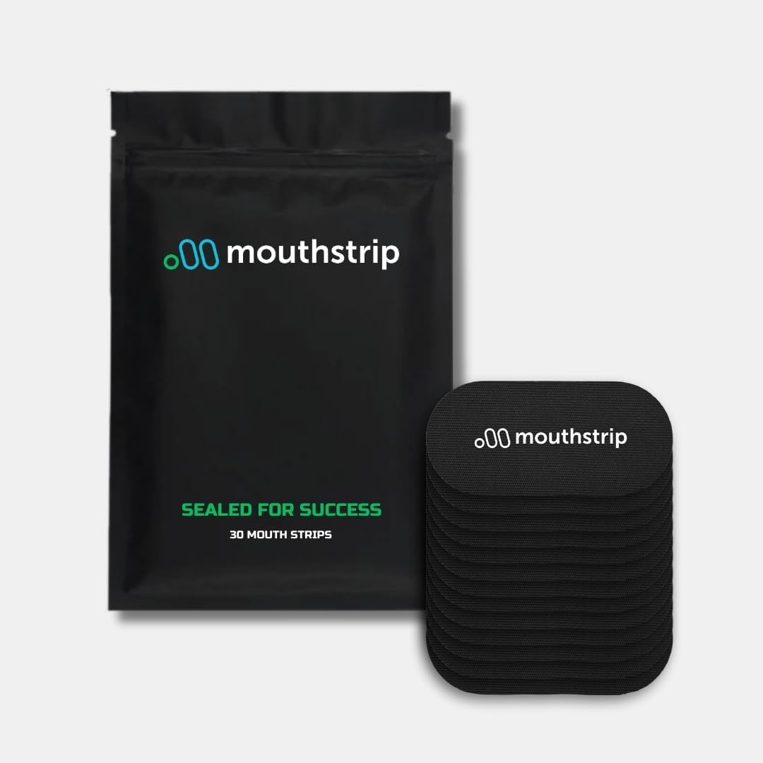 Mouthstrip Tape For Better Sleep and Performance (Safe Black)