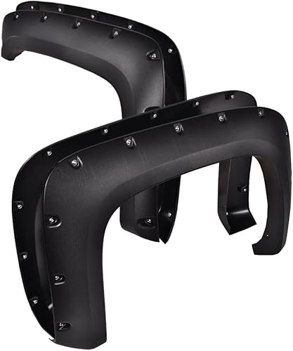 Miniatura 9 de CHEDA 4 guardabarros estilo bolsillo, compatibles con Chevy Silverado 1500 2500 3500 y HD, compatible con modelos Fleetside de 78.0 pulgadas96.0