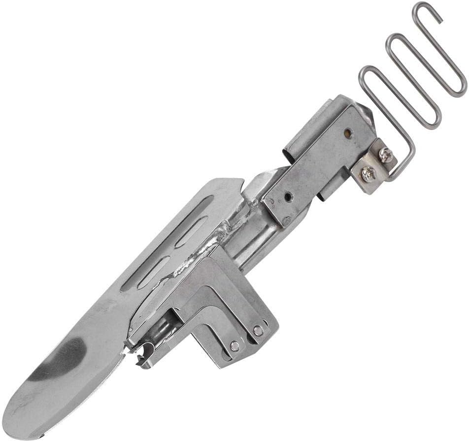 HEEPDD Double Folder Stretch Cylinder, Adjustable Flat Seamer Folder Binding Attachment Tape for Industrial Sewing Machine 434 444 W500