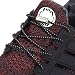 AOJOYS No Tie Reflective Shoelaces for Kids, Men, Women - Elastic Athletic Running Shoe Laces (Black)