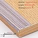 Threshold Strip，Flooring Transition Strip，Floor Transition Strip Wood Grain Floor Transition Strip, Aluminum Alloy Stair Edging Trim for Office/Hoom, L-Shaped Edge Protector for Laminate Floors/Tile(G