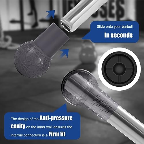 Image of HXD-ERGO Landmine Attachment for Barbell, T Bar Row Attachment Fits 2 Inch Olympic Bars,Barbell Landmine Attachment for Press, Row, Spin, Split Squats