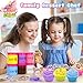 Elover Ice Cream Slime Kit for Girls and Boys Fluffy DIY Slime Toys Gifts Make Ice Cream Slimes