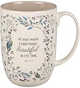 Christian Art Gifts Inspirational Ceramic Coffee & Tea Mug for Women: Everything Beautiful Encour...