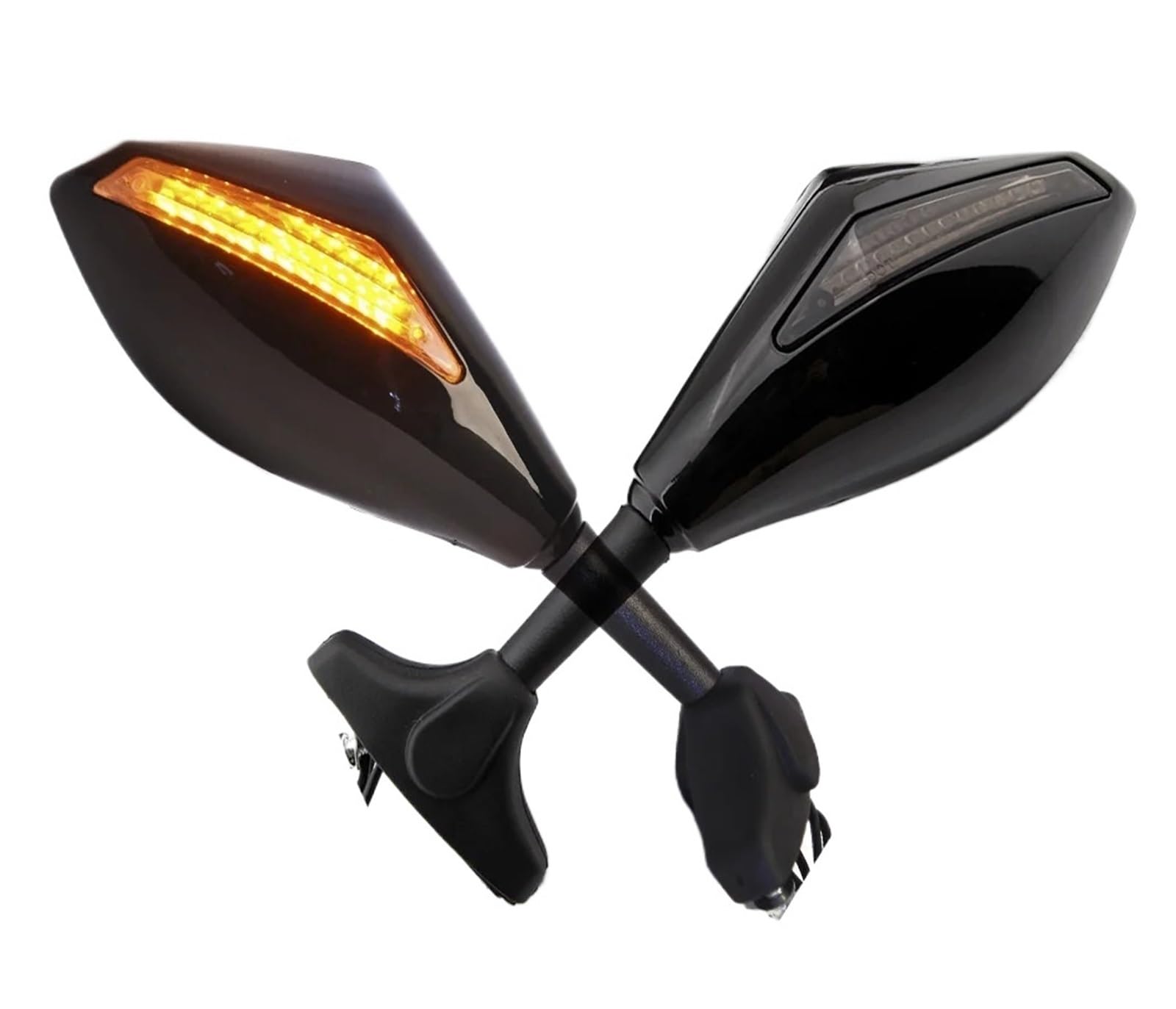 Lusterko wsteczne do Motocykla Pasuje Do Yamaha FZ6 FAZER FZ6R FZ8 FZ1 XJ6 Sygnał Motocyklowy Zintegrowane Lusterka Lusterko Wsteczne