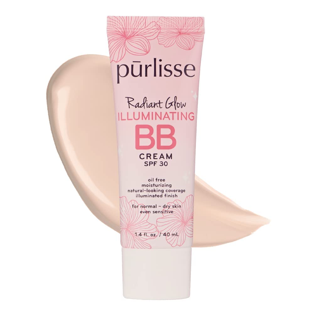 Amazon.com: pūrlisse Radiant Glow Illuminating BB Cream with SPF