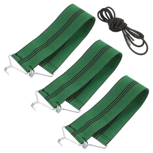 MAGICLULU 1 Juego Reparar Kit De Recambio De Paños para Tumbonas Cinta De Reparación De Malla Lona Chair Sillón Fundas para Sillones Reclinables Pabellón Cuerda Elástica Dark Green Emulsión