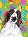 PatioPlus 11 x 15 in. Welsh Springer Spaniel Easter Eggtravaganza Garden Size Flag