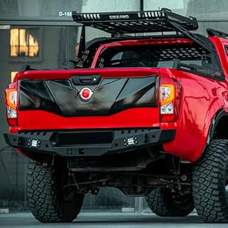 Heckklappenschutz kompatibel mit Nissan Navara NP300 D23 2014 bis 2021 Mattschwarz