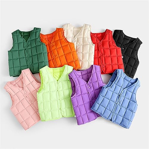 Boys Girls' Thin Light Weight Vest,Kids Down Puffer Sleeveless Jacket Waistcoat4