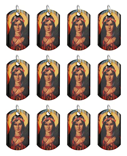 Pendentif Divine Mercy Jésus : une médaille sacrée à offrir pour un collier de baptême
