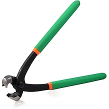 SPEEDWOX 9-Inch Ear Clamp Pliers with Front & Side Crimp Jaws, Single Ear Hose Clamp Tool for Securing Pipe Hoses & Automotive Use