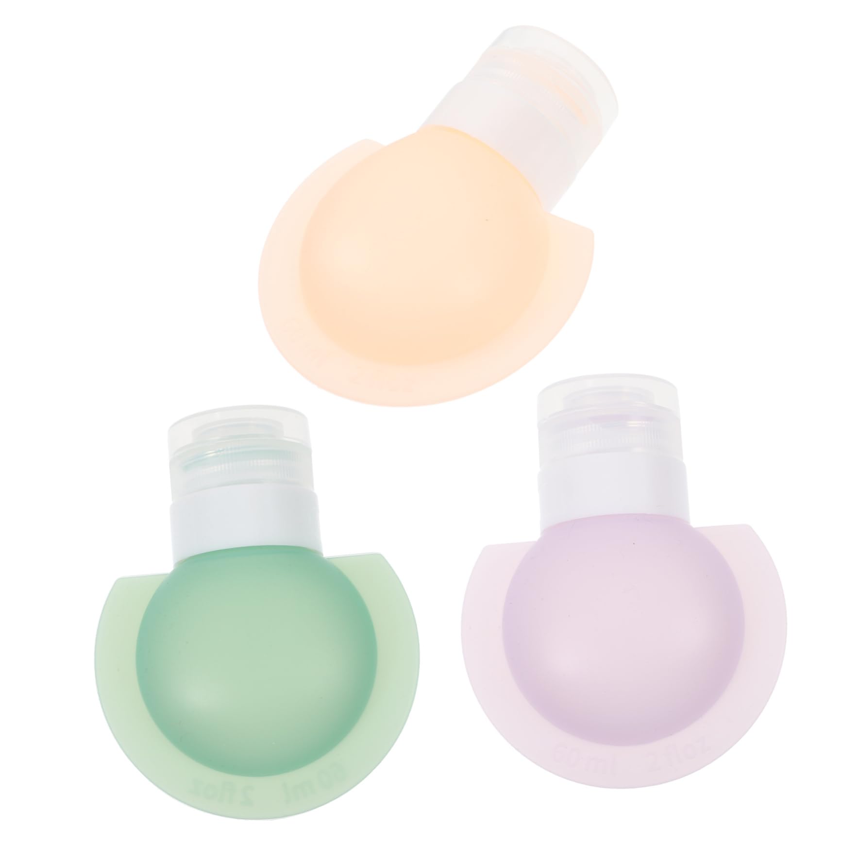 BESTYASH 5 Sätze Silikonflaschen Teiliges Nachfüllbare Kosmetikflaschen Für Shampoo Und Flüssigkeiten Auslaufsicher Klein Für Unterwegs Toilettenartikel Und Körperpflege 3 Stück * 5