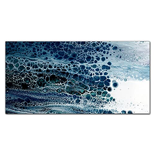 Impression sur verre décoration murale aquarelle 100x50cm en verre trempé