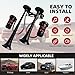 Cenzhiwen Dual Trumpet Metal Air Horn for truck Kit with 2 air Compressors - 12V 150dB Ultra Loud is suitable for pickup/motorhome/SUV/truck/train Boat - Complete and other vehicles(2 speakers)