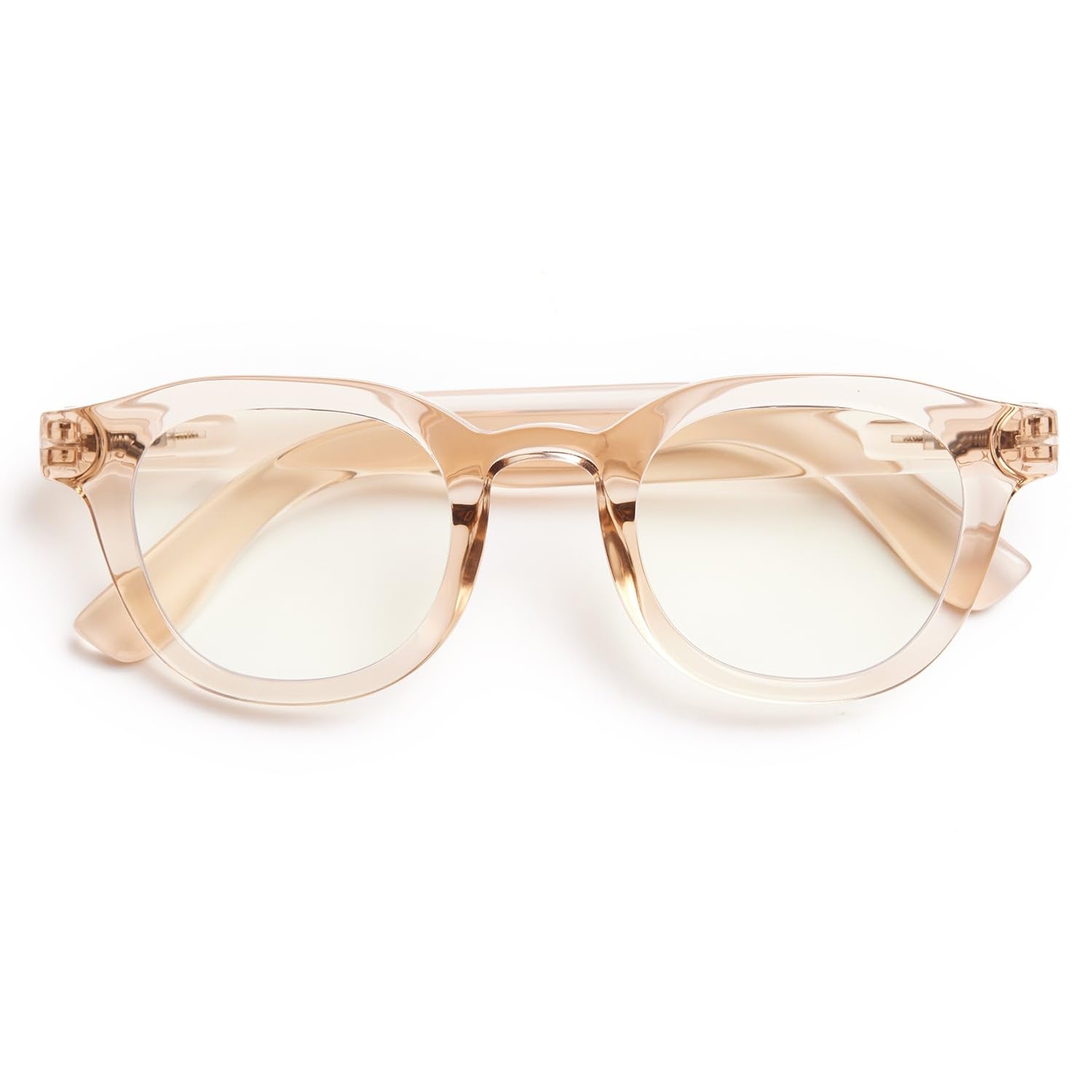 Barner Gafas de diseño con filtro de luz azul, cuarzo rosa Andy + 2.0 - monturas ligeras TR90, diseño moderno