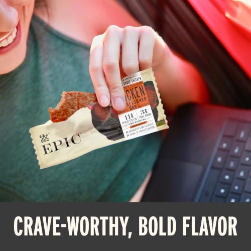EPIC BBQ Chicken Protein Bar, Keto Consumer Friendly, 12 ct, 1.3oz bars - image 5
