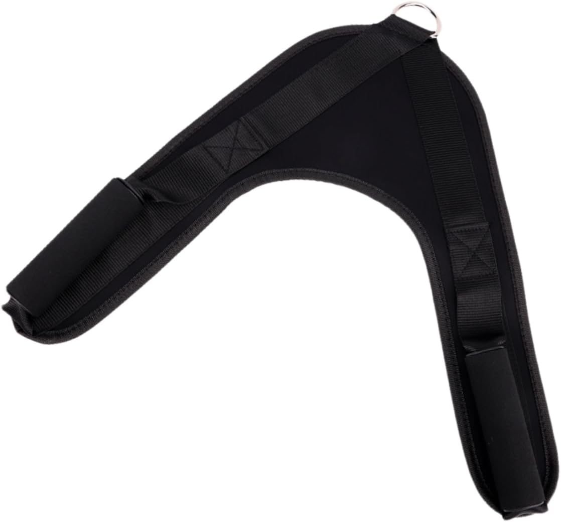 Professional Abdominal Crunch Strap Durable Workout Attachment for Cable Machines Extra Wide Padded Design for Neck and Shoulder Protection for Home and