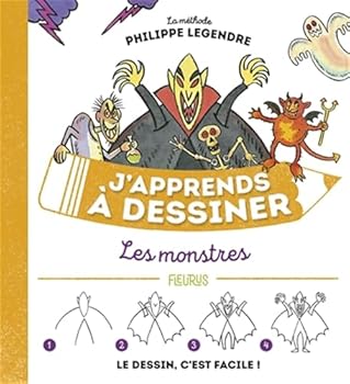 Hardcover J'apprends à dessiner les monstres [French] Book