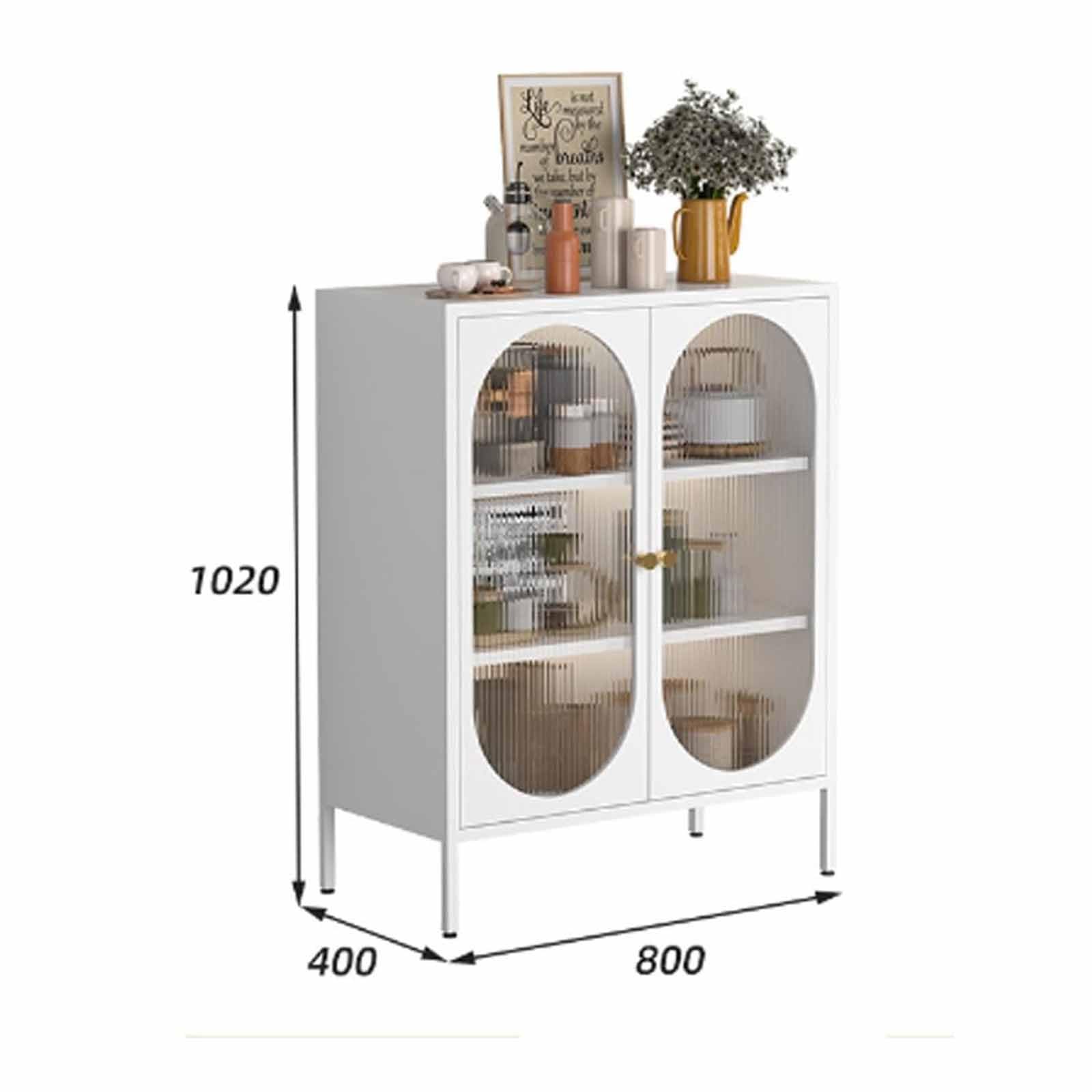 Amazon｜食器棚 キッチン収納棚 キッチンキャビネット铁製 大容量 多