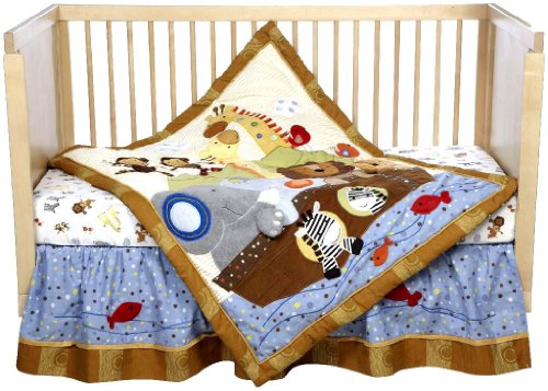 Lambs & Ivy S.S. Noah 5 Piece Bedding Set