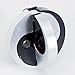 Bits and Pieces - Black/Silver Yin and Yang Metal Brainteaser Puzzle-Metal Puzzle Brainteaser, Nickel-Plated - Measures 2-1/2