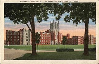 University Hospital, State University of Iowa Iowa City IA Original Antique Postcard