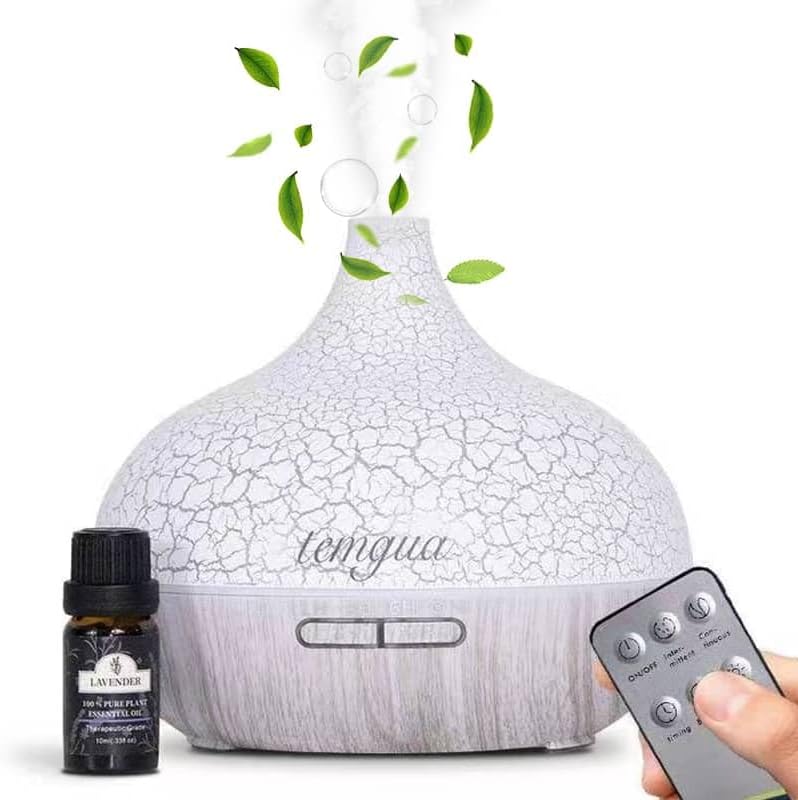 WD&CD 550ML Essential Oil Diffusers Ultrasonic Aroma Diffuser ...