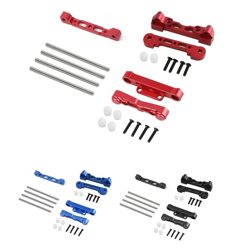 Metal Front and Rear Suspension Arm Code with Pin for Arrma 1/7 Felony Infraction 1/8 KRATON Outcast Typhon 6S Upgrade Parts(Blue)