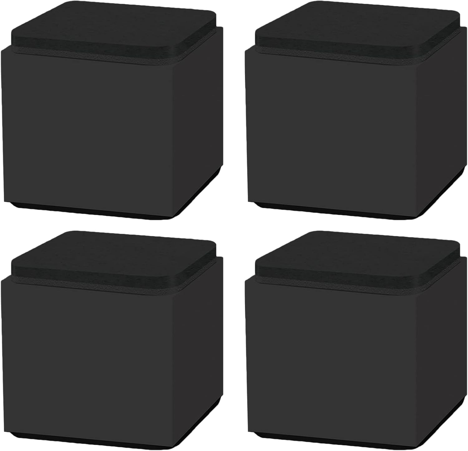 4 PCS Desk Raising Mats Non-Slip Raising Furniture Foot Mats Furniture Sliders Hardwood Floors Protector Chairs Slide Noiselessly,Sb80*52mm