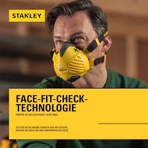 Stanley P3 Atemschutzmaske mit Face-Fit-Check