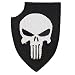 Produktbild LEGEEON Punisher Shield US Navy Seals DEVGRU Morale Embroidered Fastener Patch