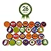 Halloween Stamps - Full 26 Piece Variety Pack With 13 Unique Stamp Designs - Ideal for Holiday Craft Stampers - Creative Kit for Science Fair Fun