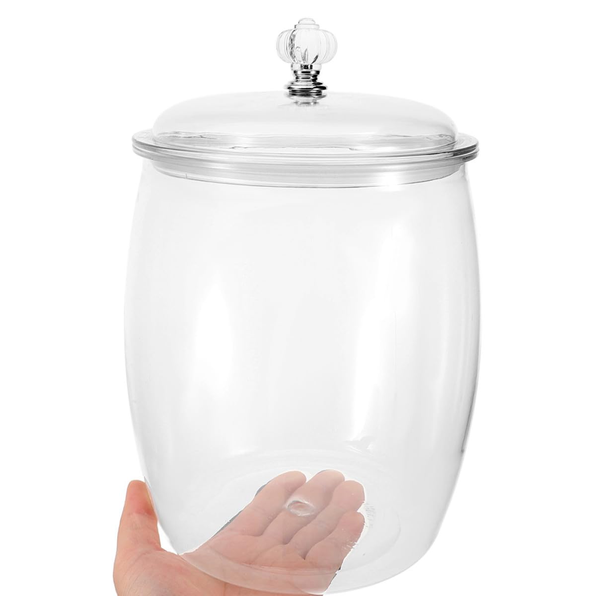 Bocal de Stockage Alimentaire en Plastique Transparent 6,5 L Hermétique