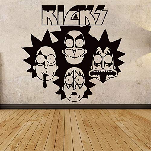 BailongXiao Home Decoration Abnehmbare Wandaufkleber Living Vinyl Sticker Home Decoration Wandaufkleber 87x91cm