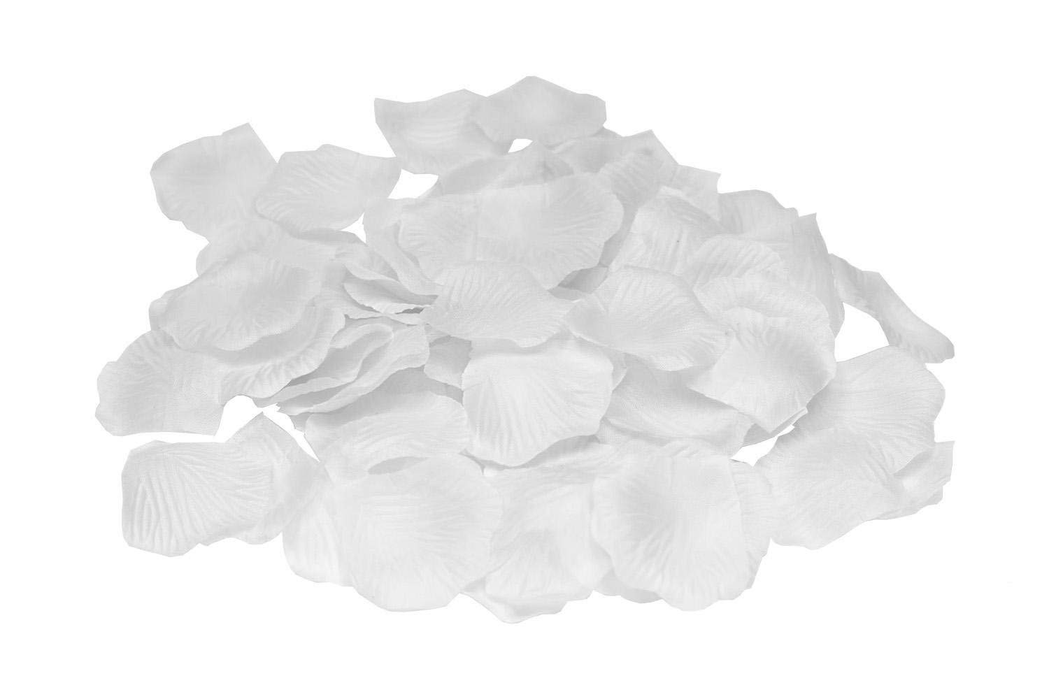 BigBigShop 3000 Pieces Artificial Rose Petals, Silk Artificial Petals for Wedding DIY Romantic Art Valentine's Day (White)