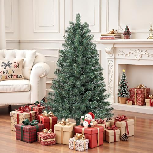 SHareconn Árvore de Natal artificial de 90 cm, natural, ramos exuberantes e árvore de Natal artificial, 3 pés