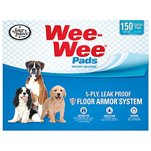 Wee-Wee Puppy Training Pee Pads 150-Count 22" x 23" Standard Size Pads
