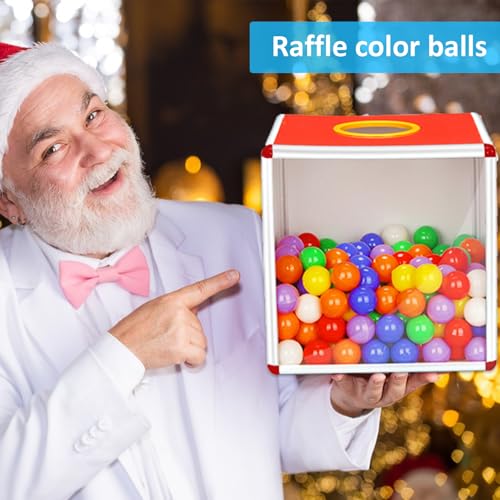 GOCUODE 50 Stück Lotterie Kugeln Bälle zum Öffnen Befüllen,3cm Tombola-Bälle,Lotterie-Hohlkugeln Kleine Befüllbare für Partygeschenke,Party Event Requisiten (Blau)