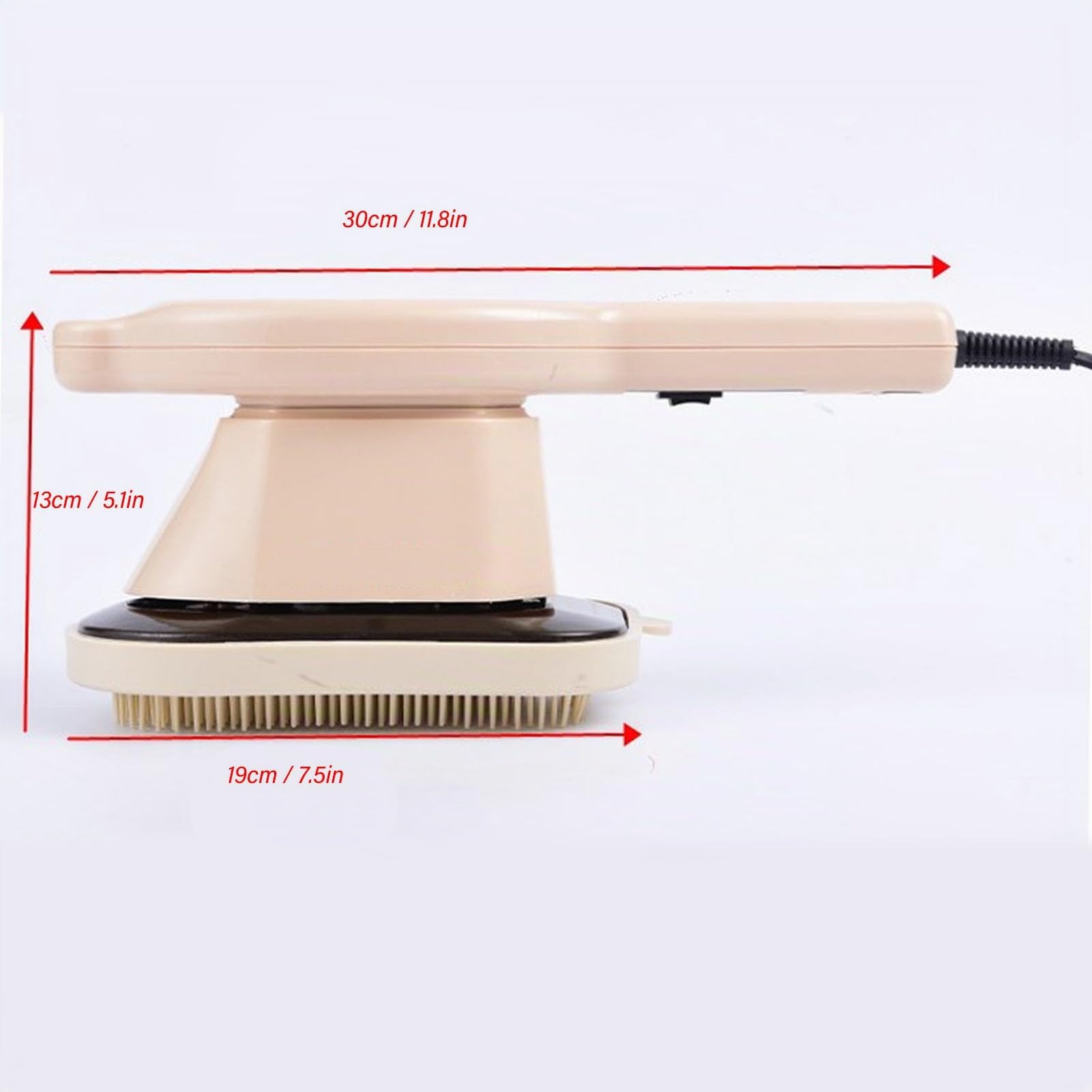 Fockety Massaggiatore Elettrico Portatile del Corpo, rilassamento Muscolare alleviare la Fatica Ferro a Forma di Caldo comprimere Corpo Collo Massaggio Profondo con 3 Teste di Massaggio