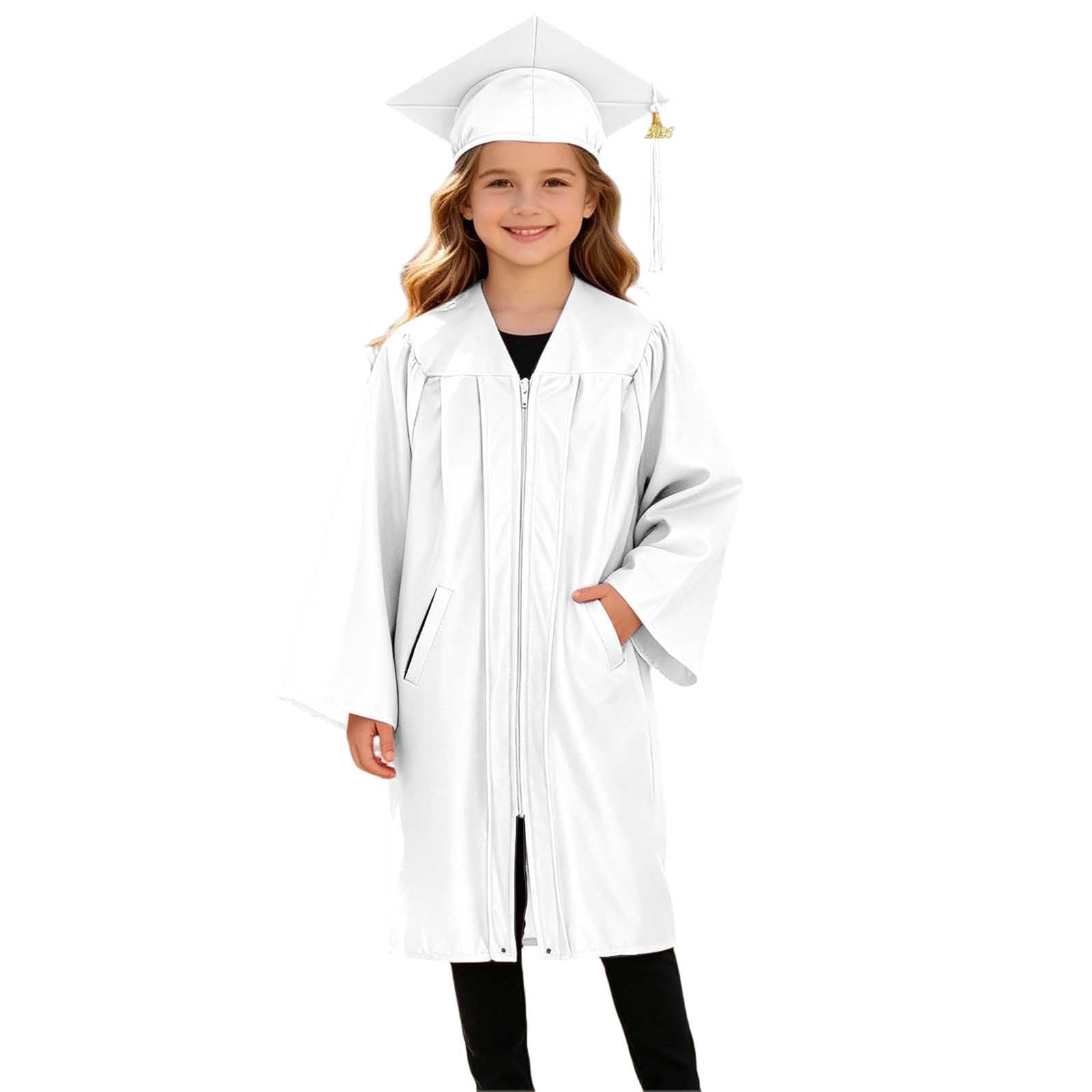2026 Kids Graduation Cap and Gown Kindergarten Graduation Gown and Cap Set for Kids Boys Girls Preschool with Tassel - 5