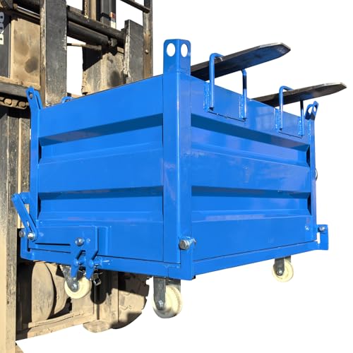 Yokoma Self-Dumping Steel Hopper