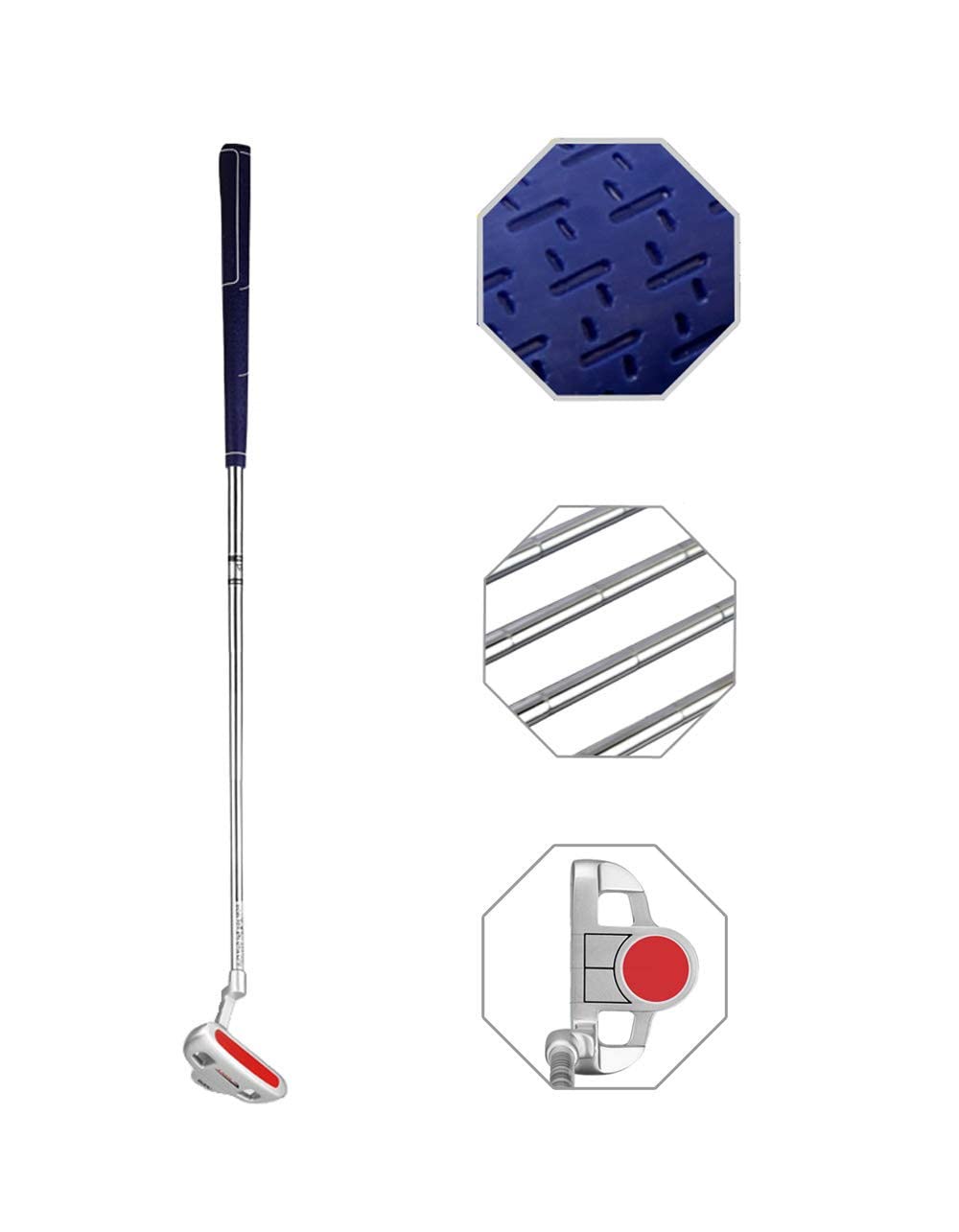 Pratiquez comme un pro avec le putter de golf ultime pour enfants âgés de 3 à 12 ans – Canne à pousser de golf pour garçons et filles