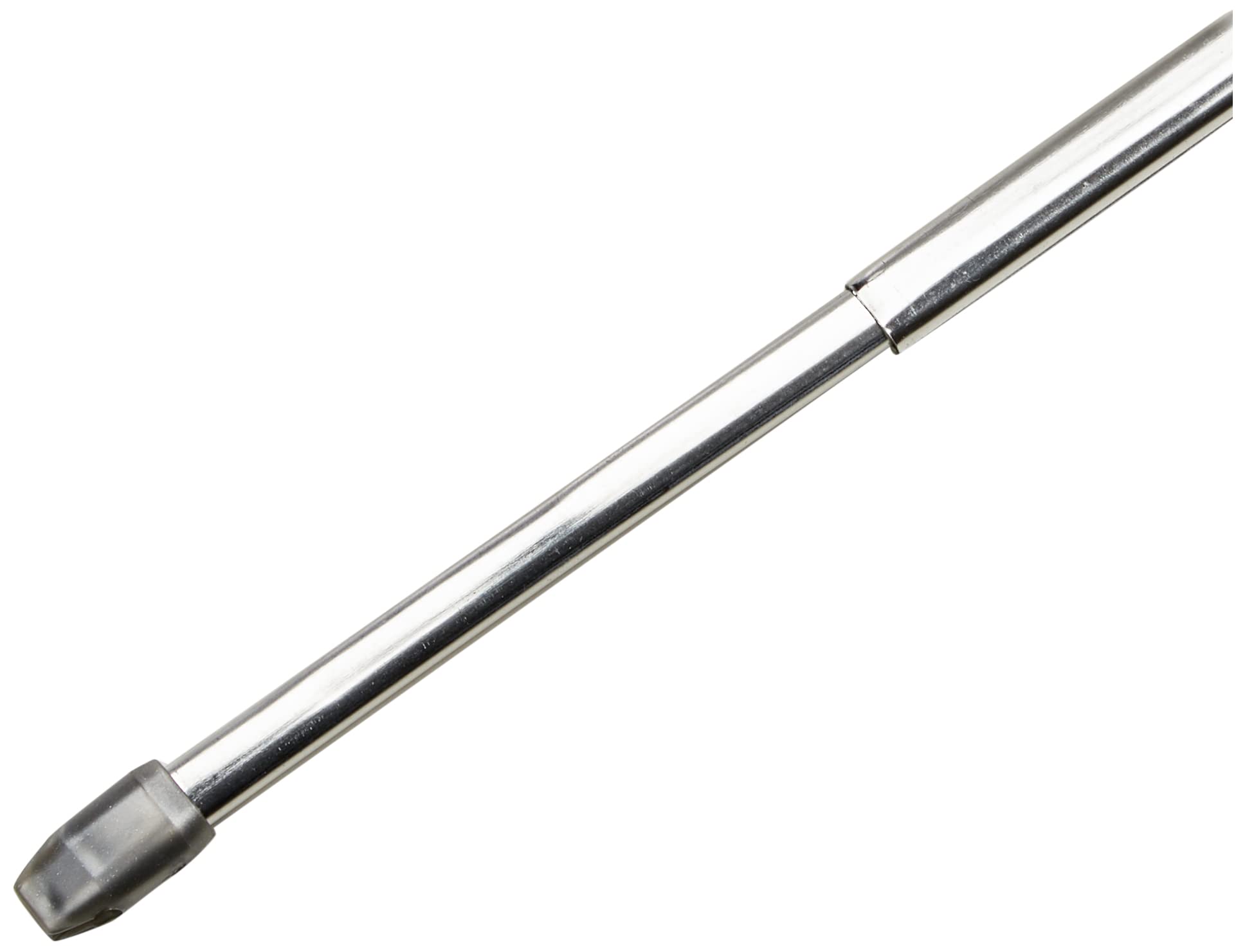 GARDINIA Drążek do zazdrosek, Wysuwany, Metal/Tworzywo sztuczne, Chromowany, 100-160 cm, 2 szt.